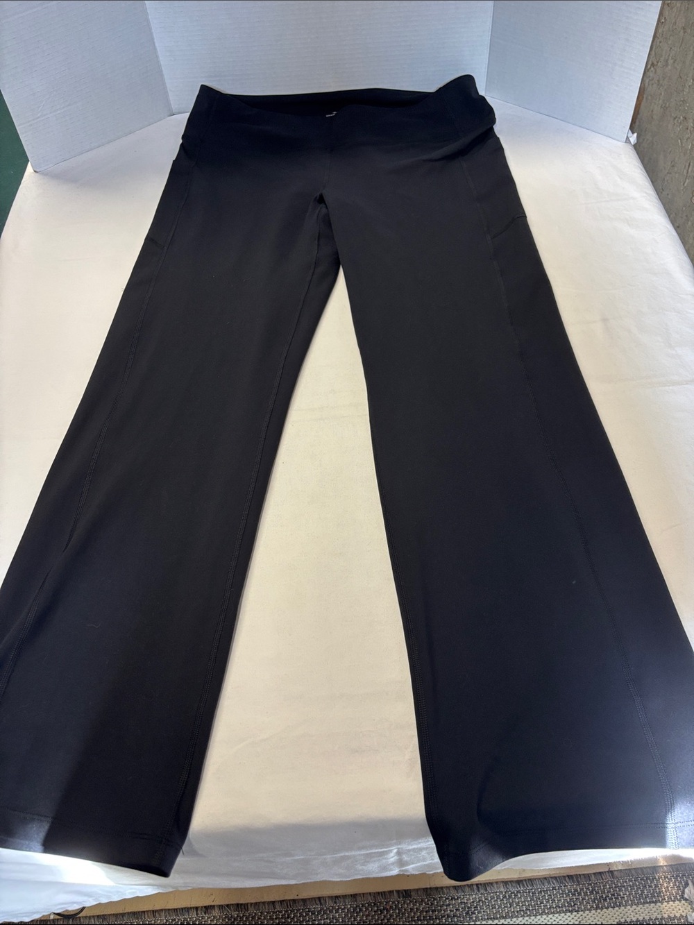 Black Stretch Straight Leg Leggings